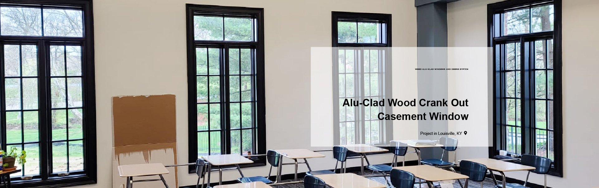 Red Oak Alu-clad Crank Windows Project in Kentuck