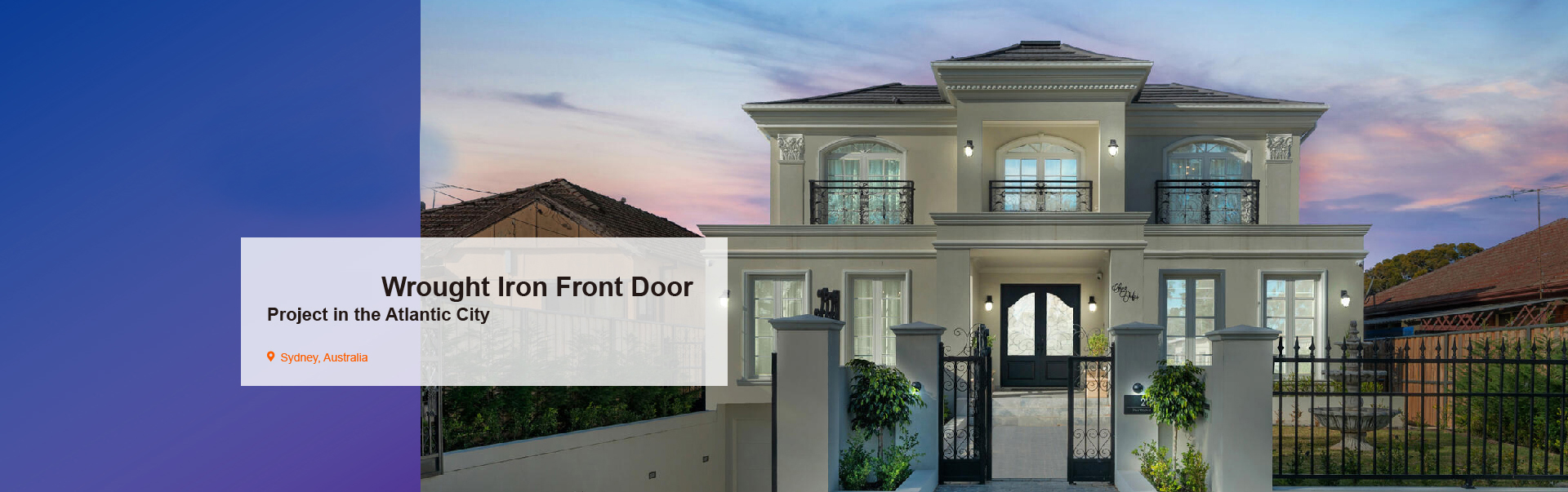 Doorwin Wrought Iron Front Door