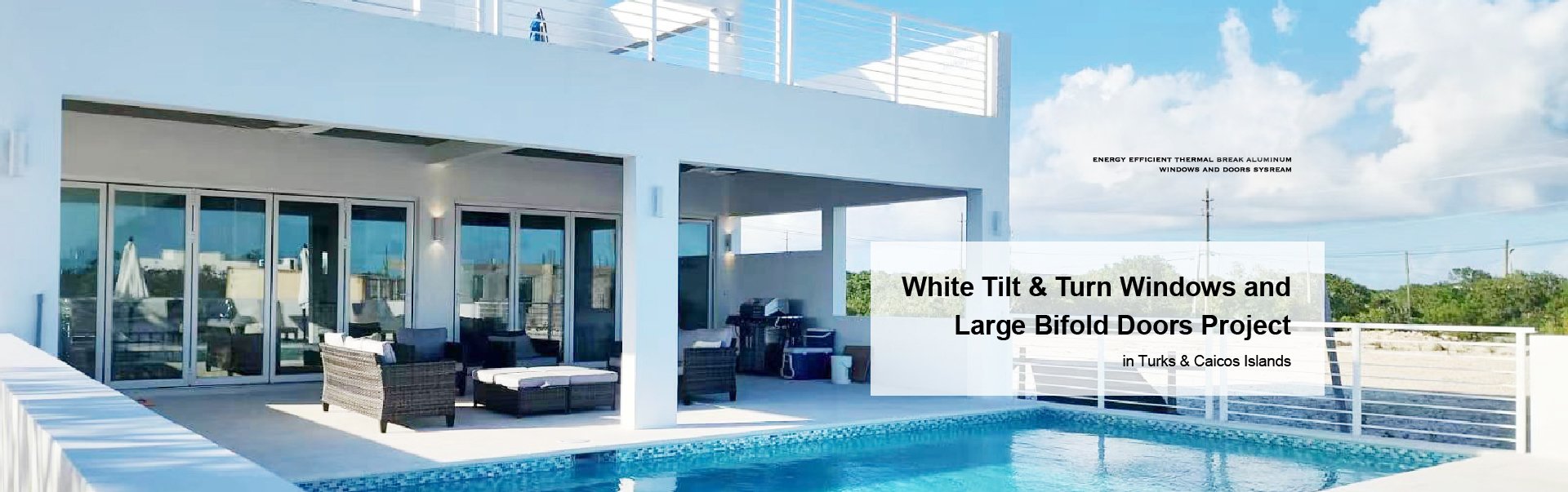 White Tilt & Turn Window And Large Bifold Doors Project