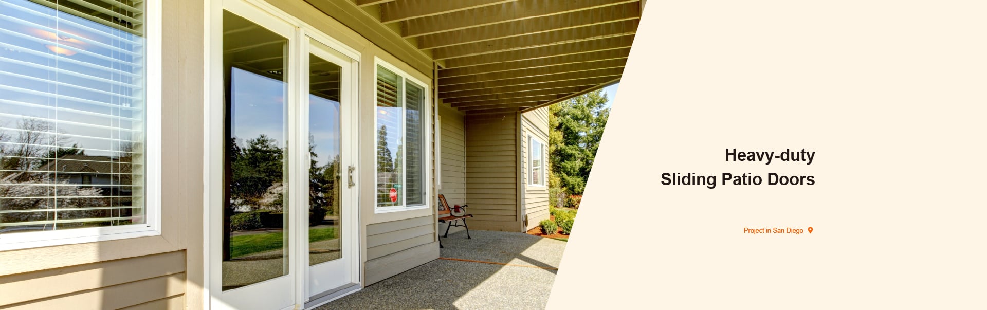 Heavy duty Sliding Patio Doors