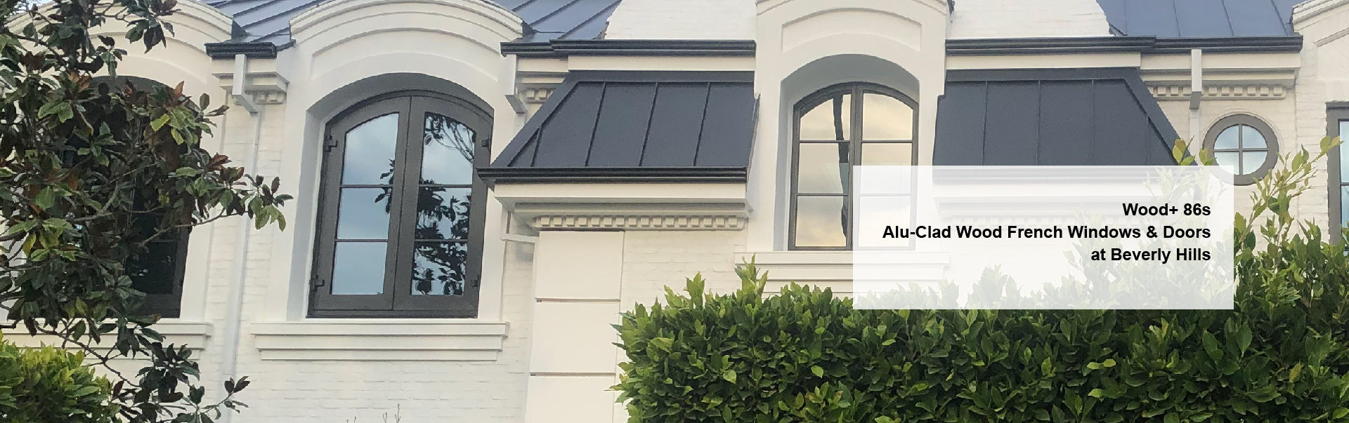 Wood+ 86s Alu-Clad Wood French Windows & Doors at Beverly Hills