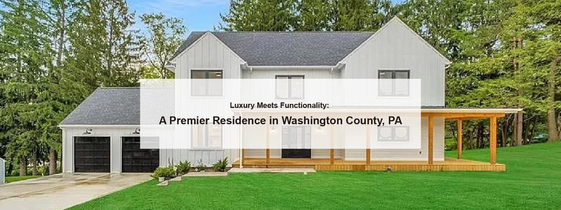 Luxury Meets Functionality: A Premier Residence in Washington County, PA