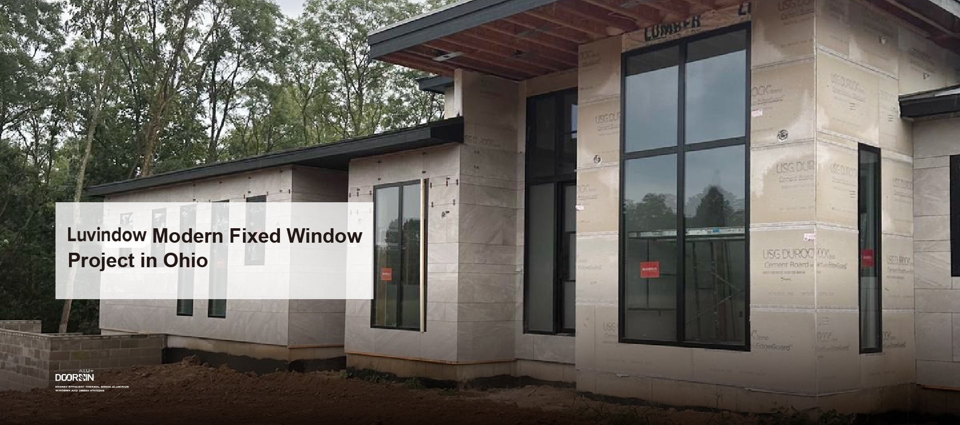 Doorwin Modern Fixed Window Project in Ohio