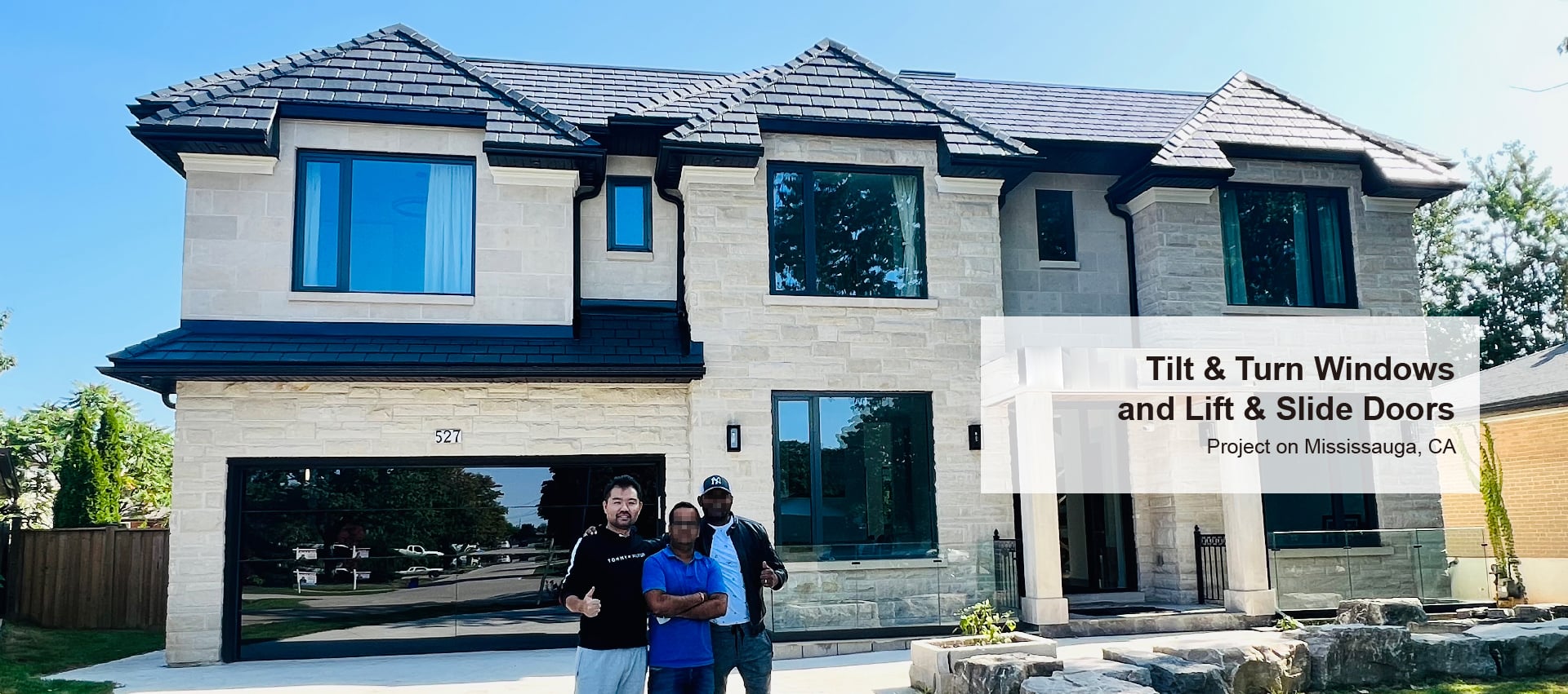 Doorwin Tilt & Turn Windows and Lift & Slide Doors Project on Mississauga, CA