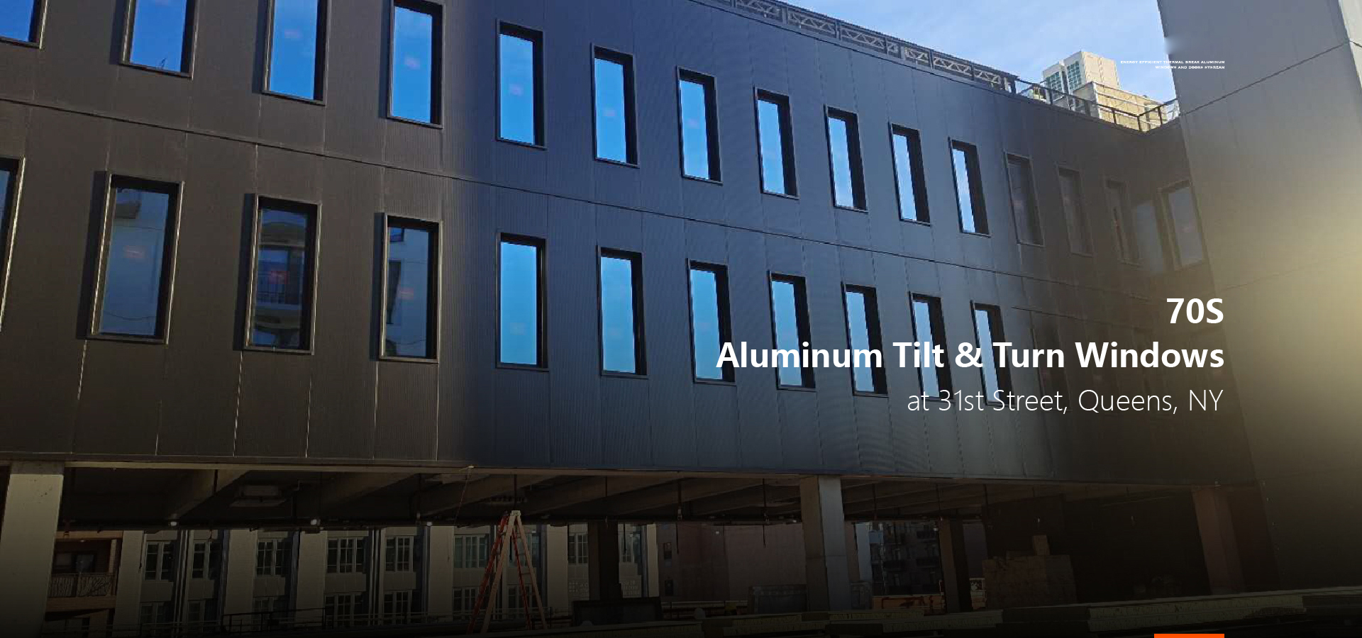 Doorwin 70S Aluminum Tilt & Turn Windows at 31st Street, Queens, NY